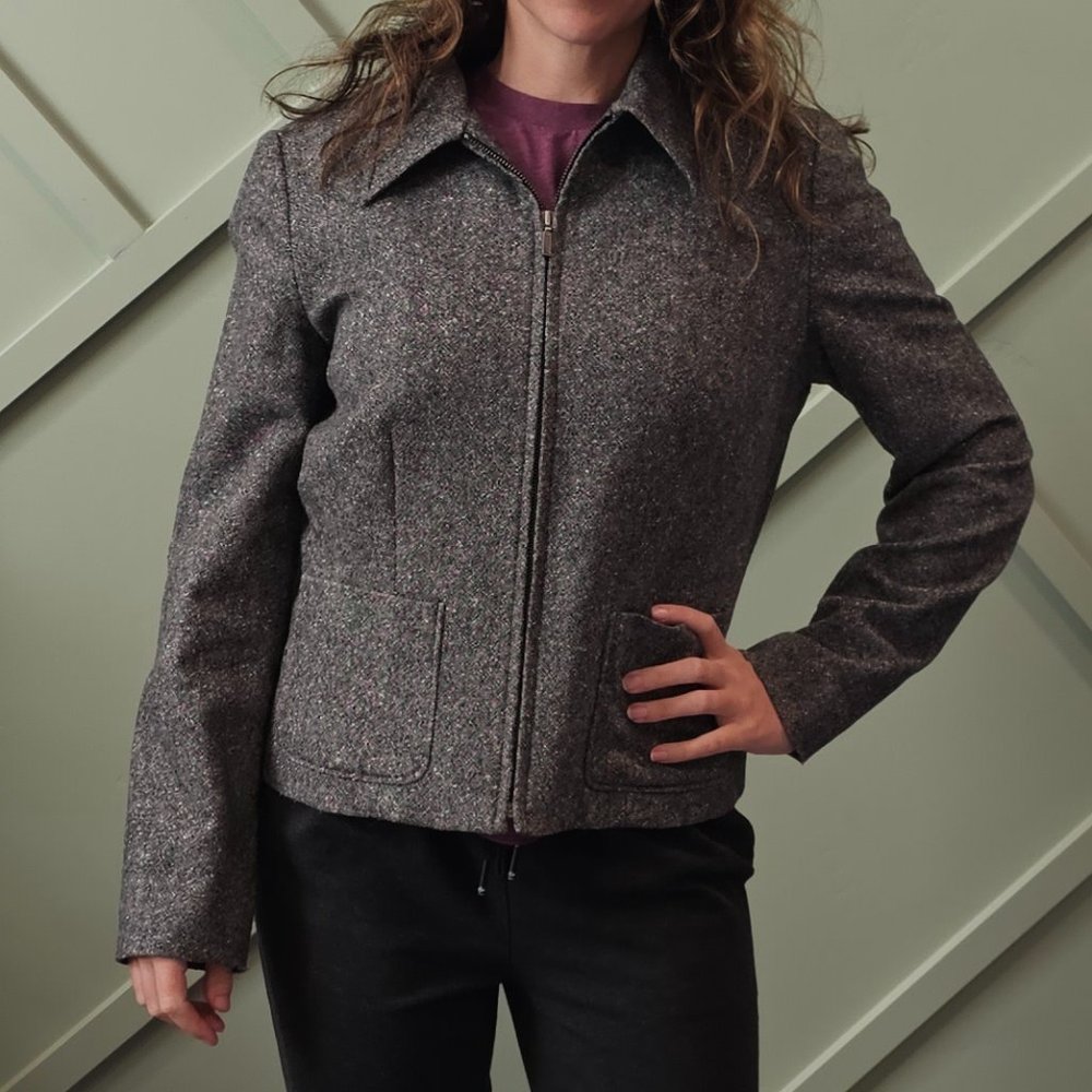 Eddie Bauer Blazer/Jacket Size S - Gray